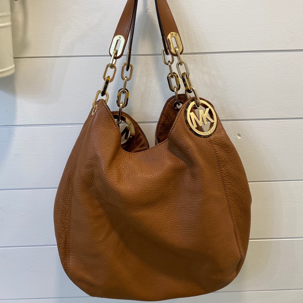 Michael Kors Pebble Leather Hobo Bag